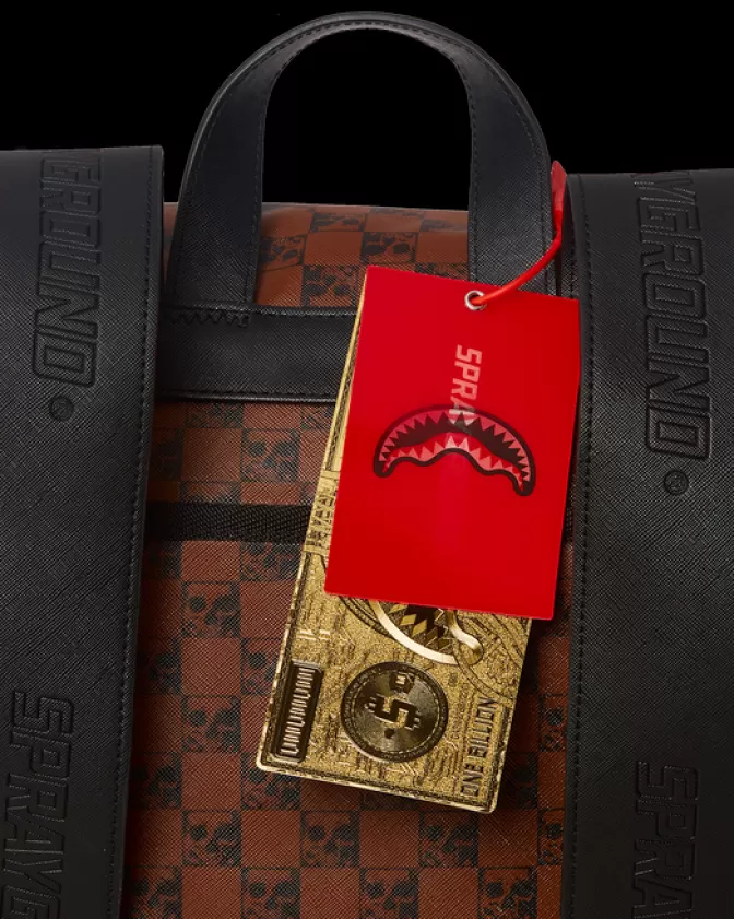 Zaino Urbano Monte Carlo con Motivi Squali e Teschi - Design Esclusivo | Edizione Limitata Di Sprayground