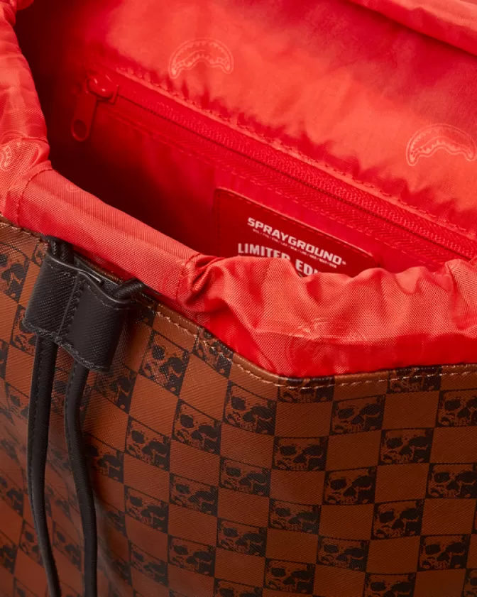 Zaino Urbano Monte Carlo con Motivi Squali e Teschi - Design Esclusivo | Edizione Limitata Di Sprayground