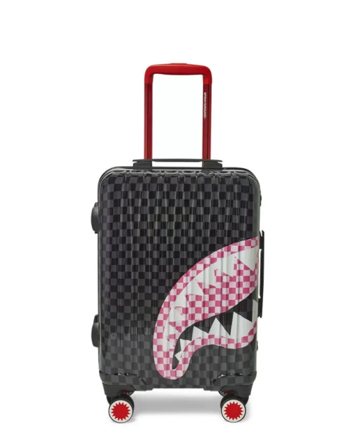 Valigia Cabina Sprayground - Motivo Squali e Caramelle, Ampio Design Unico per Viaggi Stilosi
