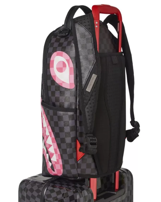 Valigia Cabina Sprayground - Motivo Squali e Caramelle, Ampio Design Unico per Viaggi Stilosi