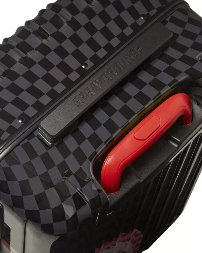 Valigia Cabina Sprayground - Motivo Squali e Caramelle, Ampio Design Unico per Viaggi Stilosi