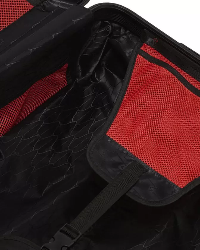 Valigia Cabina Sprayground - Motivo Squali e Caramelle, Ampio Design Unico per Viaggi Stilosi