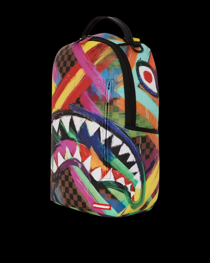 Zaino Sprayground Squali Urbani - Strisce Metropolitane di Parigi (Modello DLXV)