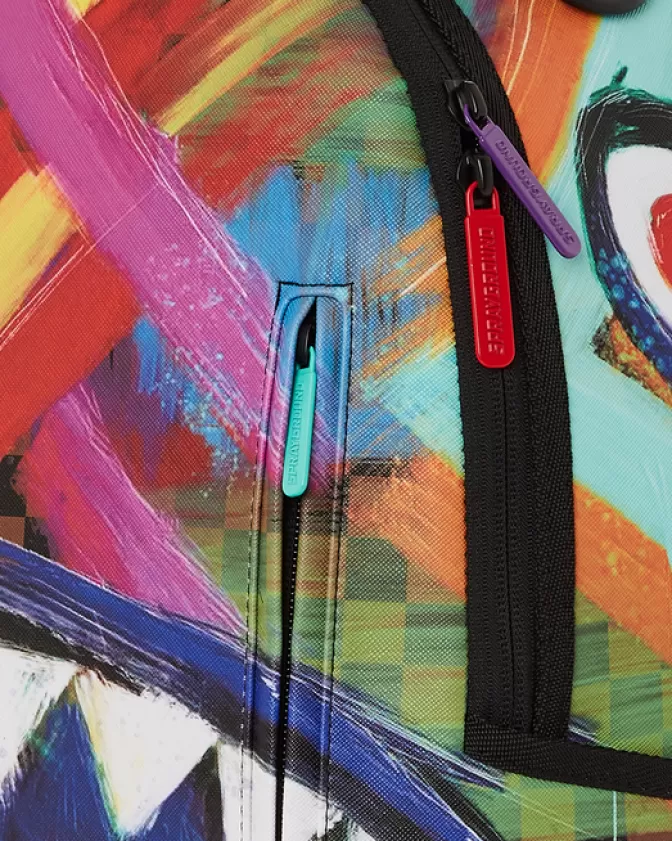 Zaino Sprayground Squali Urbani - Strisce Metropolitane di Parigi (Modello DLXV)
