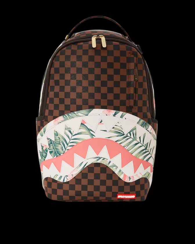 Zaino Sprayground Edizione Limitata - Squali nella Senna | Modello DLXV con design costiero urbano