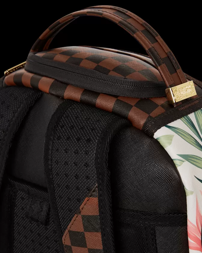 Zaino Sprayground Edizione Limitata - Squali nella Senna | Modello DLXV con design costiero urbano