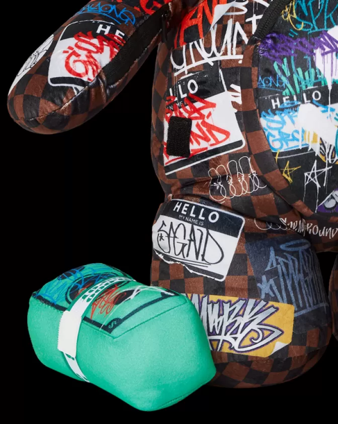 Sprayground Zaini Peluche Stile Urbano – Squali di Parigi e Design Moneybear Rizz