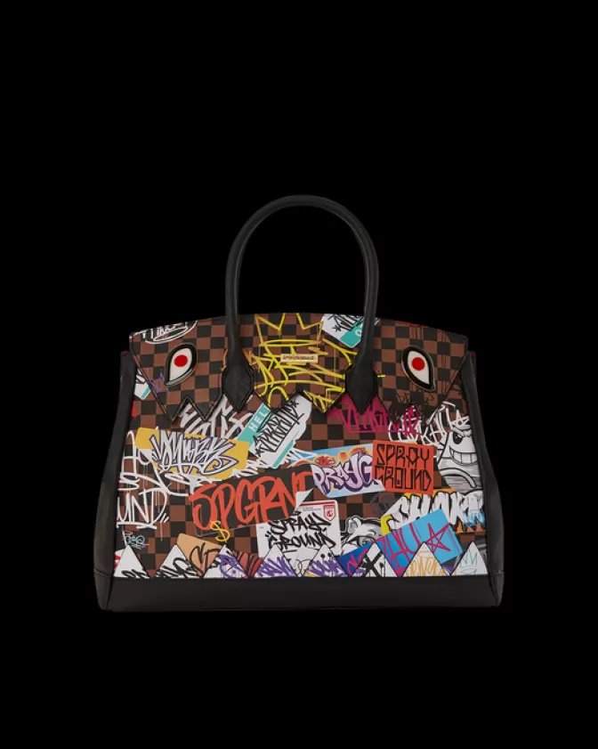 Borsa Sprayground Squali di Parigi - Edizione Rizz Spurk con Stile Streetwear Urban Chic