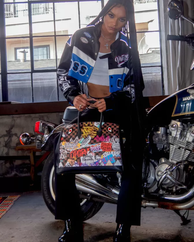 Borsa Sprayground Squali di Parigi - Edizione Rizz Spurk con Stile Streetwear Urban Chic