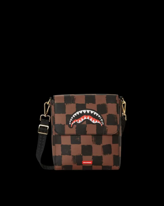 Borsa a Sling Vanquish Grande - Squali di Parigi - Crossbody Spazioso con Stile Streetwear Sprayground