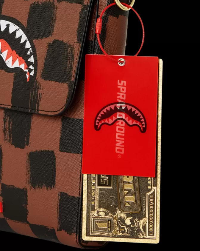 Borsa a Sling Vanquish Grande - Squali di Parigi - Crossbody Spazioso con Stile Streetwear Sprayground