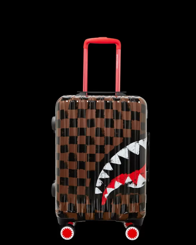 Sprayground | Valigia Rigida Cabina con Stampa Squali a Parigi - Sconfitta Sharknautics - Ultime Unità in Saldo!