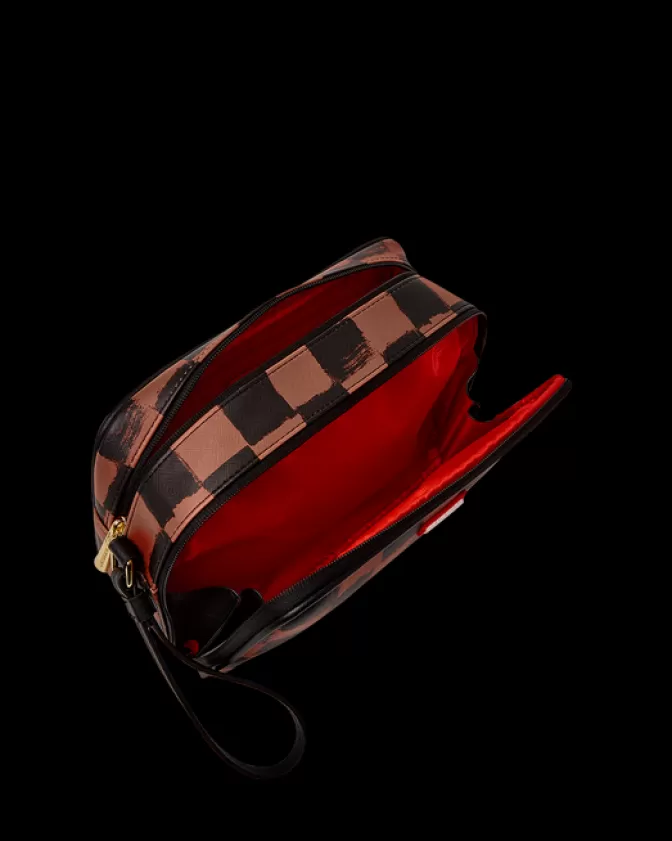 Sprayground Borsa da Toilette con Stile: Squali di Parigi e Design Portavalori Esclusivo