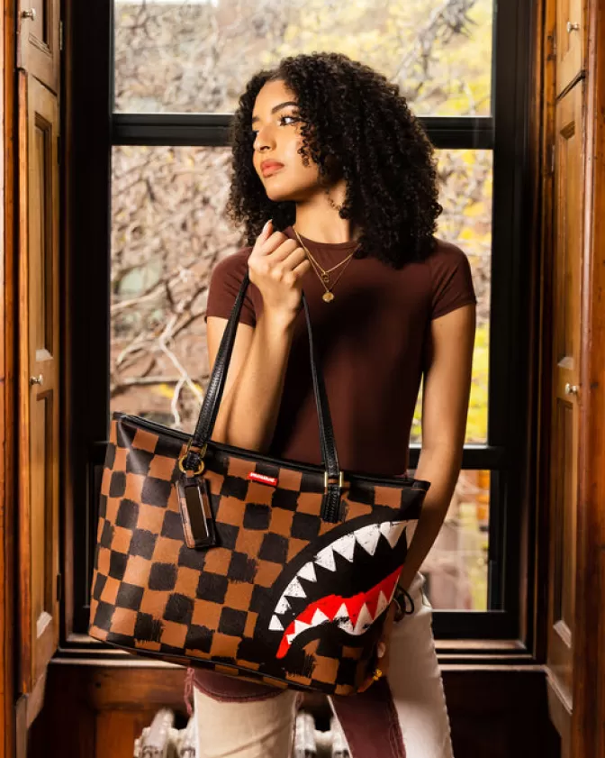 Borse Tote Sprayground - Squali Urbani di Parigi con Stampa Grafica Esclusiva | Moda Streetwear con Stile Avventuroso