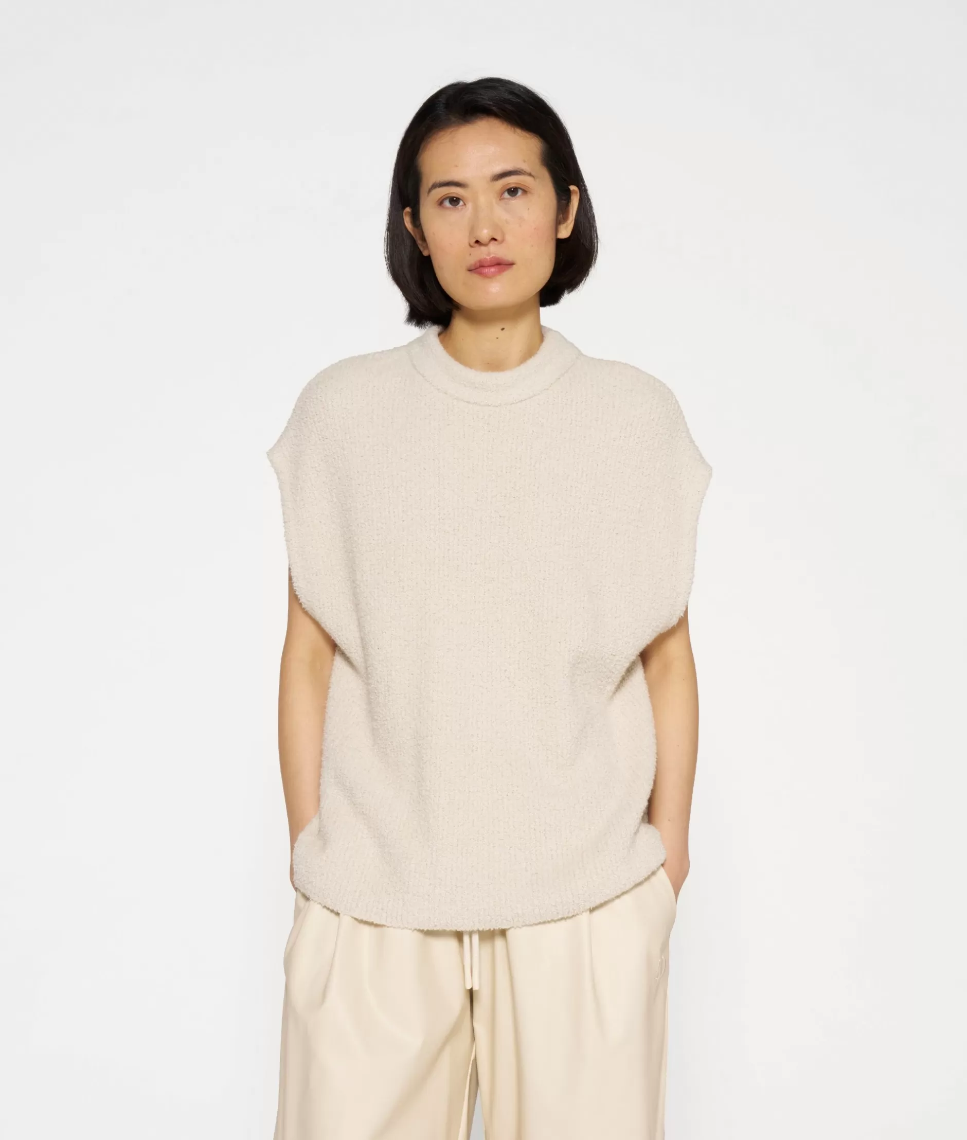 Maglietta Manica Corta Bouclé - Stilistica 10 Days per Donna, Confortevole ed Elegante