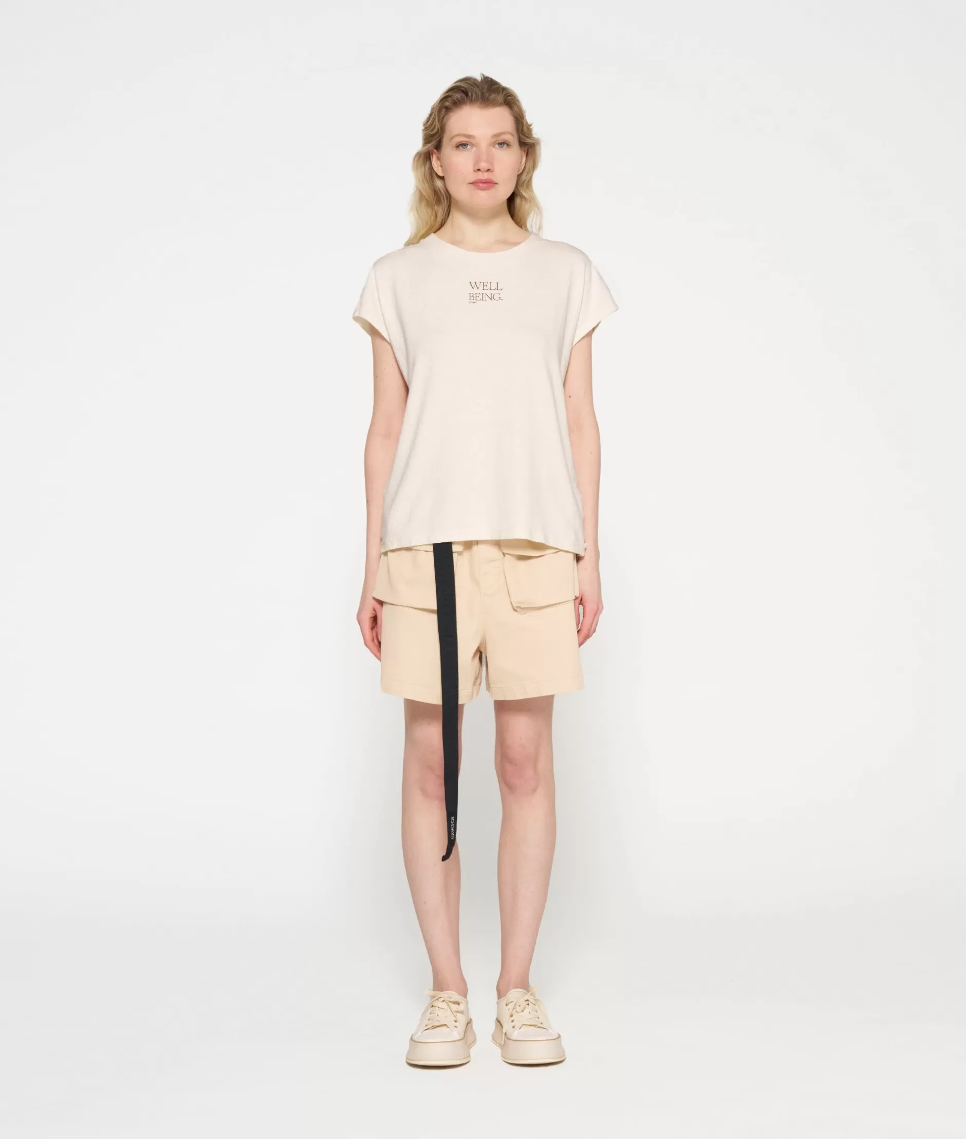Maglietta Elegante in Lino Manica Corta - 10 Days Collection Donna