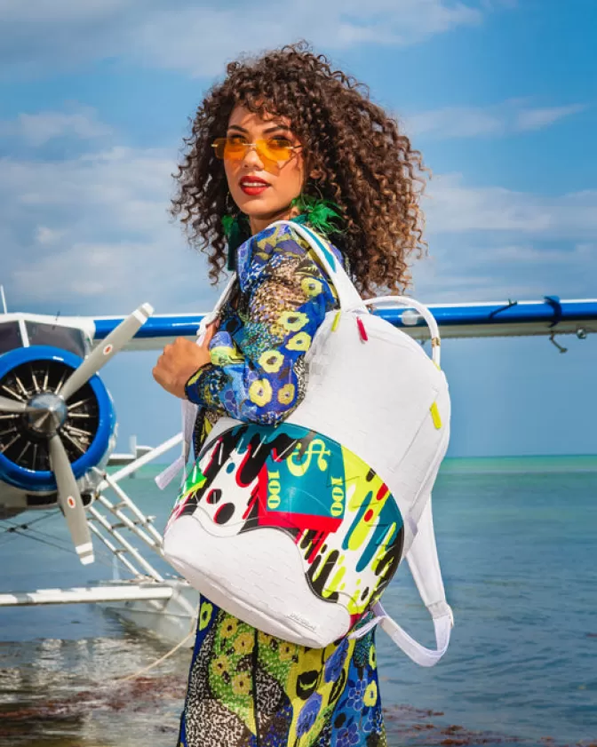Sprayground Zaino DLXV - Design Accattivante e Funzionale per Stile Inconfondibile