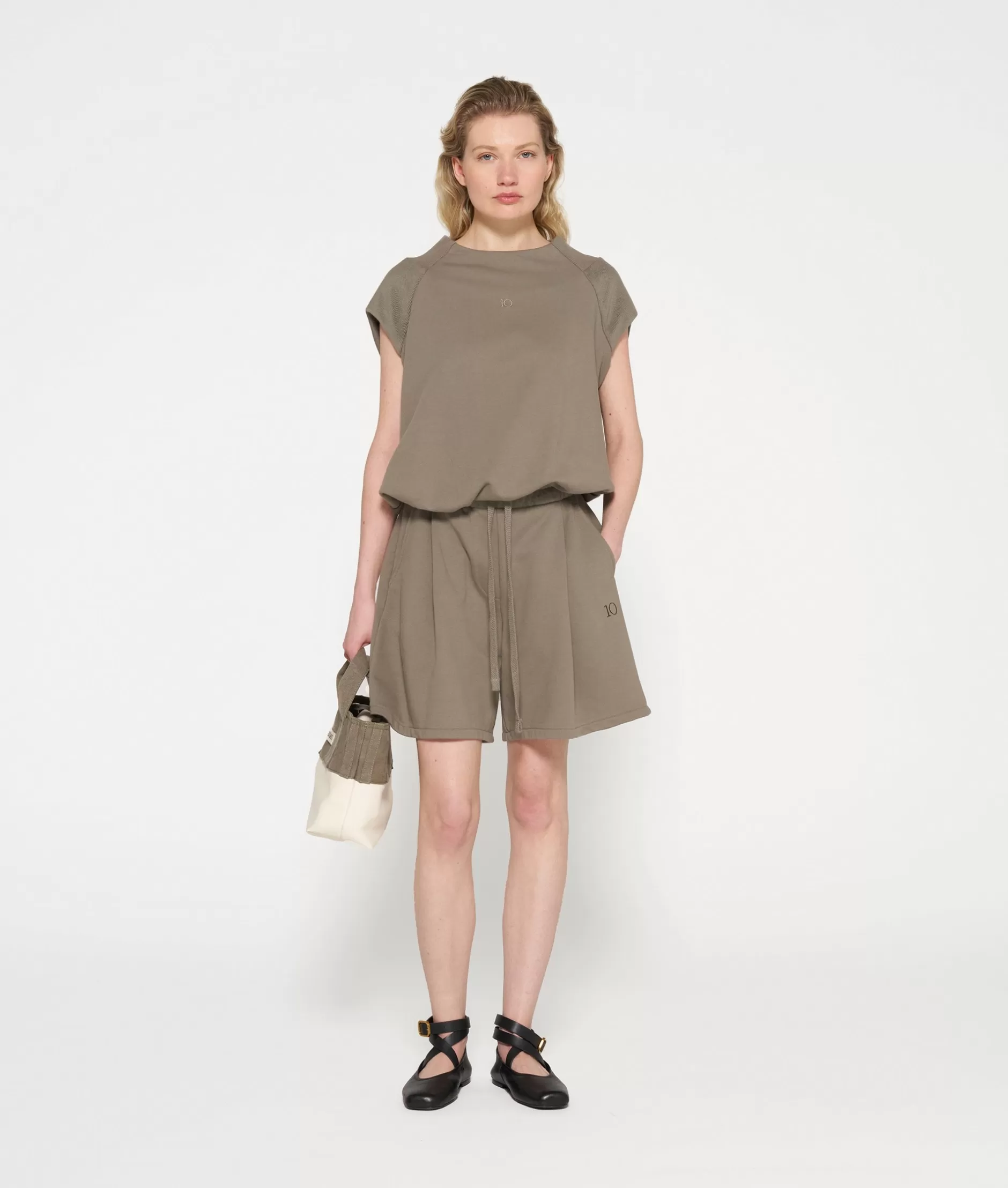 Maglione Senza Maniche Morbido a Palloncino - 10DAYS Collection per Donna