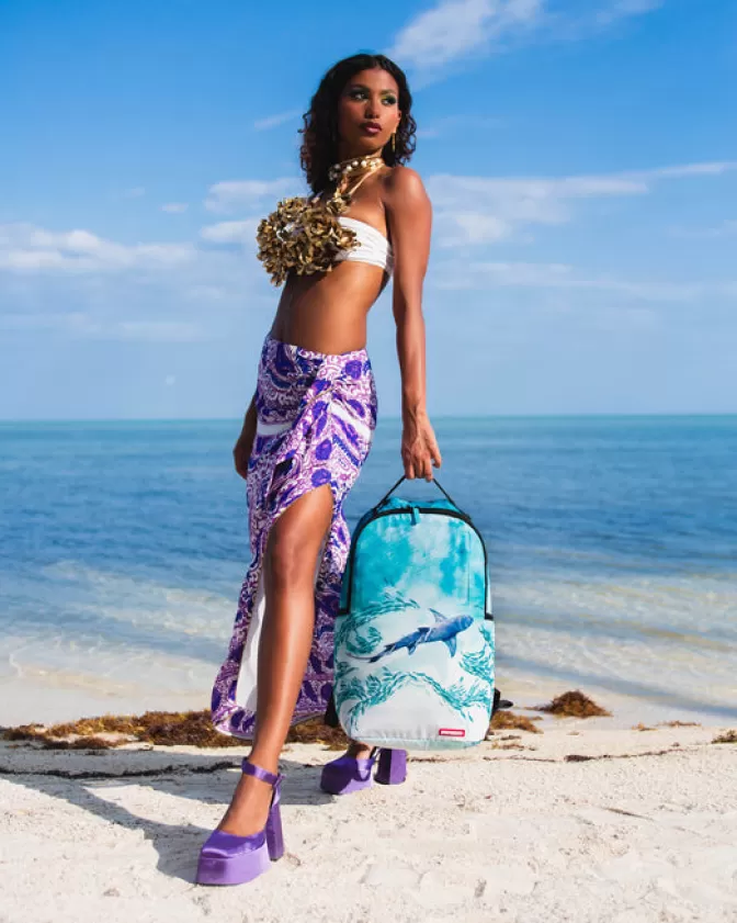 Zaino Sprayground con Stile Squalo Elegante - Morbido Design Urbano e Capiente per l'Everyday