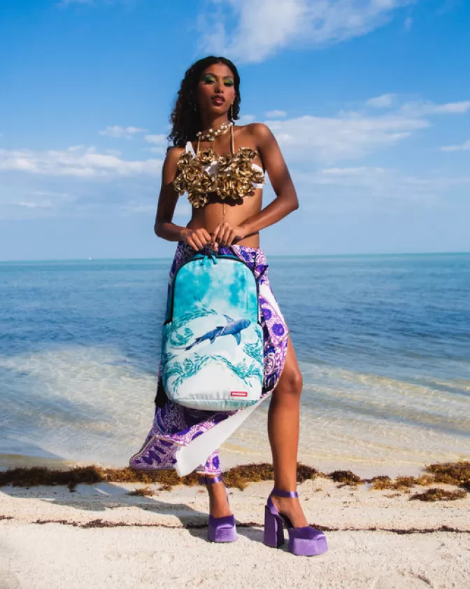 Zaino Sprayground con Stile Squalo Elegante - Morbido Design Urbano e Capiente per l'Everyday