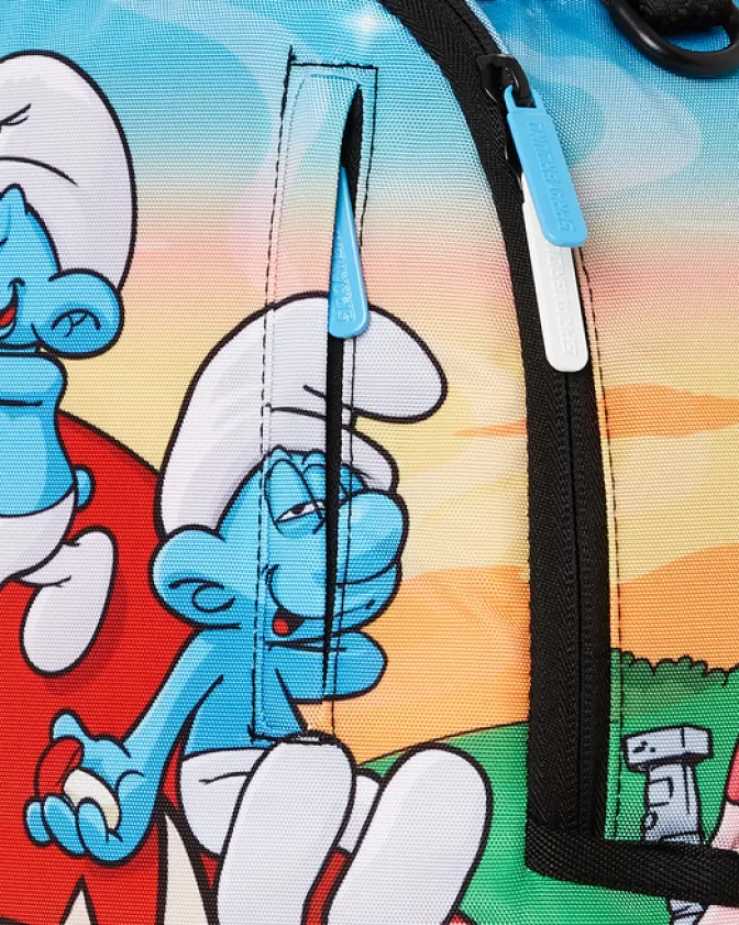 Zaino Sprayground con Funghi dei Puffi - Design Unico Stile Casual
