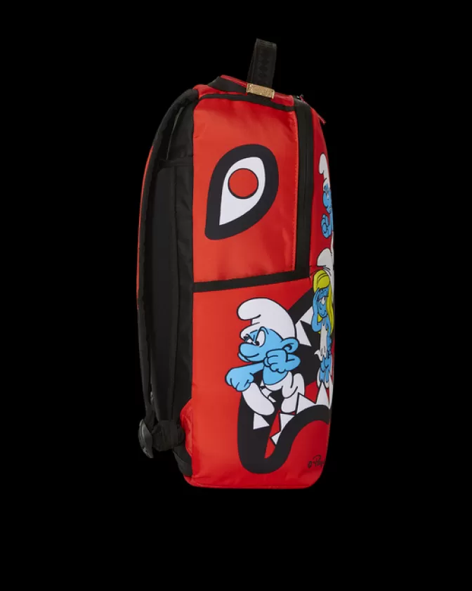 Zaini Sprayground Originali - Design con Puffi e Squalo in Stile Dinamico