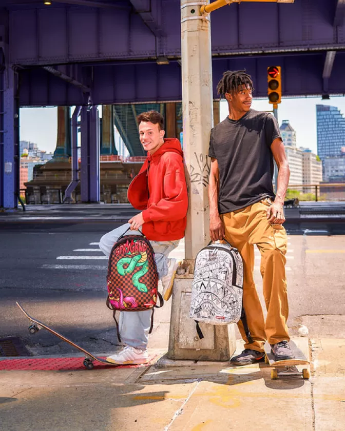 Sprayground Zaino Stile Urbano - Motivo Serpente Edizione Limitata DLXV