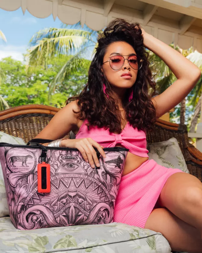 Borsa Sprayground Tribù degli Squali - Tote impermeabile con stampa squali esclusiva