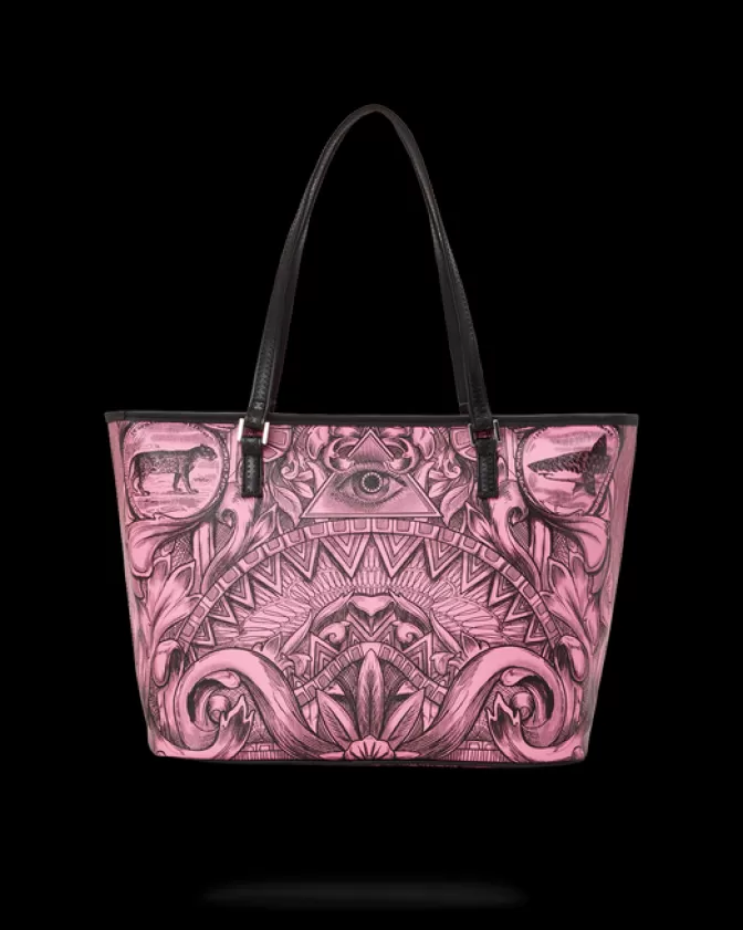 Borsa Sprayground Tribù degli Squali - Tote impermeabile con stampa squali esclusiva