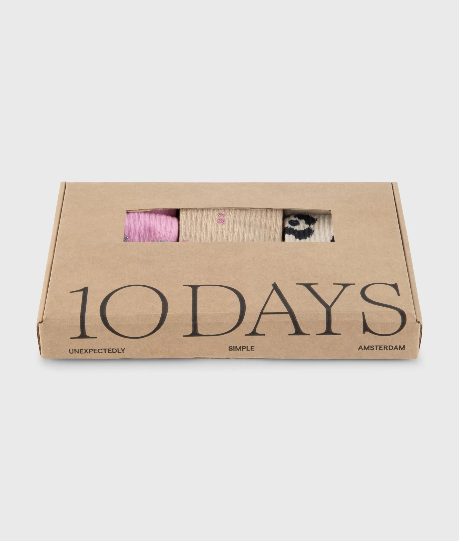 Intimo Donna 10DAY: Confezione Pratica da 3 Calzini per Comfort Quotidiano