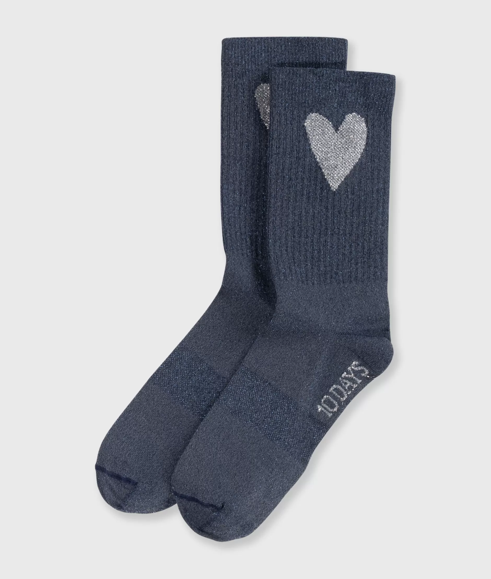 Calzini con Cuore Lurex e Intimo Donna 10 Giorni - Confortevole ed Elegante
