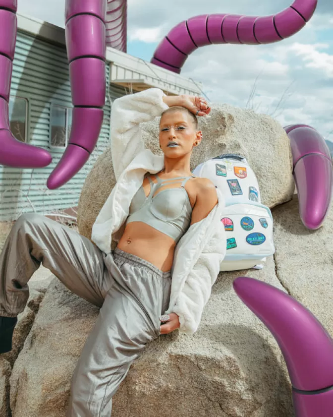 Zaino Sprayground Space Seeker - Tascabile Multifunzionale Impermeabile con Scomparti Segreti per Escursioni Spaziali