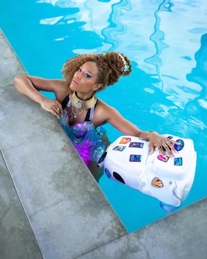 Zaino Sprayground Space Seeker - Tascabile Multifunzionale Impermeabile con Scomparti Segreti per Escursioni Spaziali