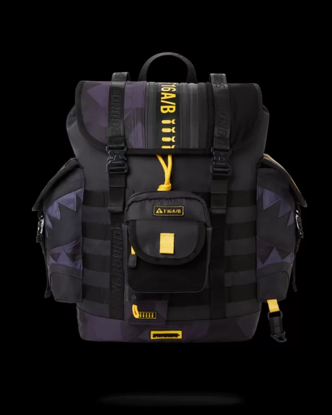 Zaino Sprayground Monte Carlo - Borsone Tattico per Operazioni Speciali con Design Addome Definito