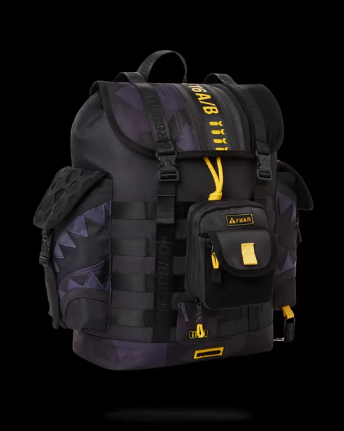 Zaino Sprayground Monte Carlo - Borsone Tattico per Operazioni Speciali con Design Addome Definito