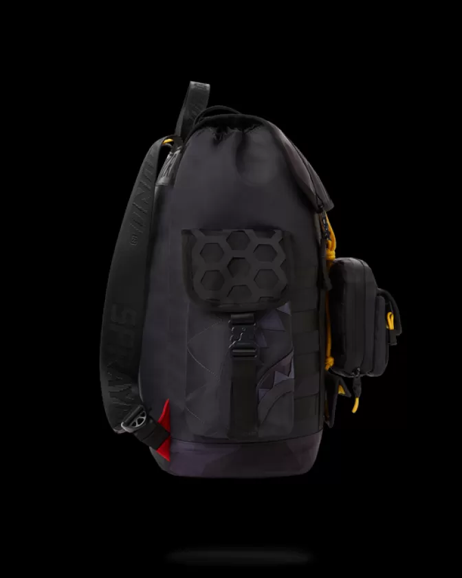 Zaino Sprayground Monte Carlo - Borsone Tattico per Operazioni Speciali con Design Addome Definito