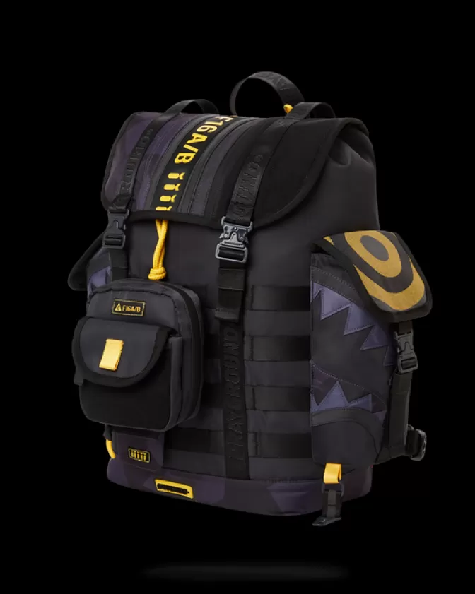 Zaino Sprayground Monte Carlo - Borsone Tattico per Operazioni Speciali con Design Addome Definito