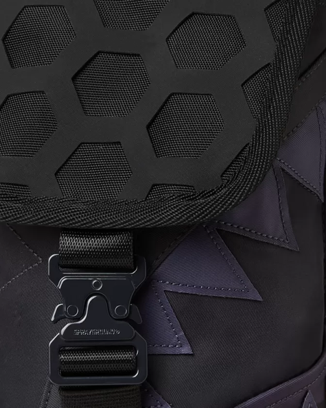 Zaino Sprayground Monte Carlo - Borsone Tattico per Operazioni Speciali con Design Addome Definito