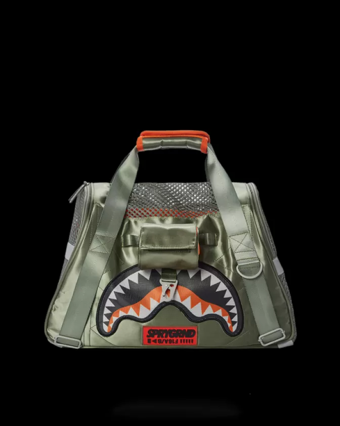 Zaino Trasportino Sprayground Operazioni Speciali Alpha - Design Stile Squalo Aggressivo per Cani, Sicuro e Funzionale