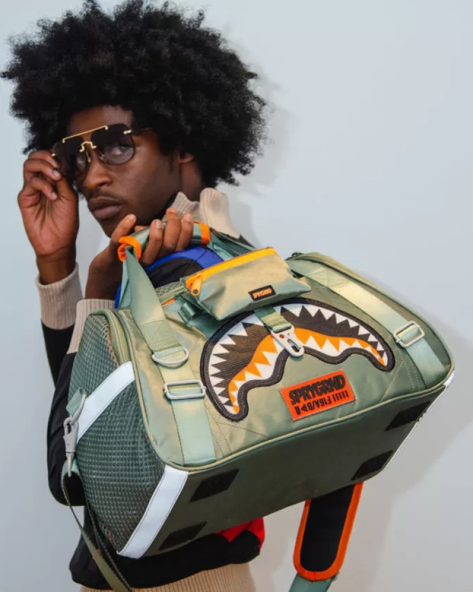 Zaino Trasportino Sprayground Operazioni Speciali Alpha - Design Stile Squalo Aggressivo per Cani, Sicuro e Funzionale