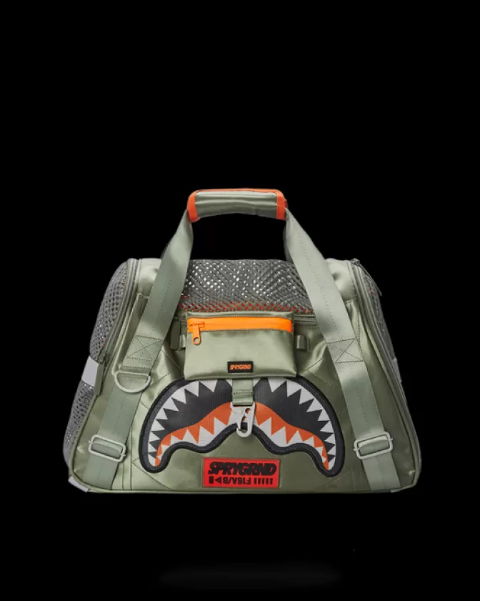 Zaino Trasportino Sprayground Operazioni Speciali Alpha - Design Stile Squalo Aggressivo per Cani, Sicuro e Funzionale
