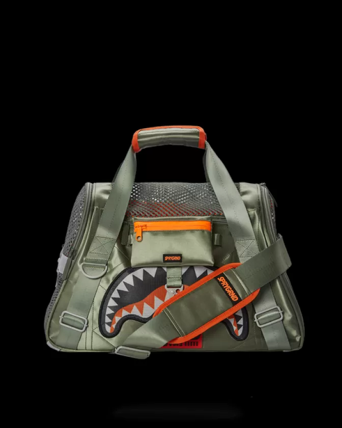 Zaino Trasportino Sprayground Operazioni Speciali Alpha - Design Stile Squalo Aggressivo per Cani, Sicuro e Funzionale