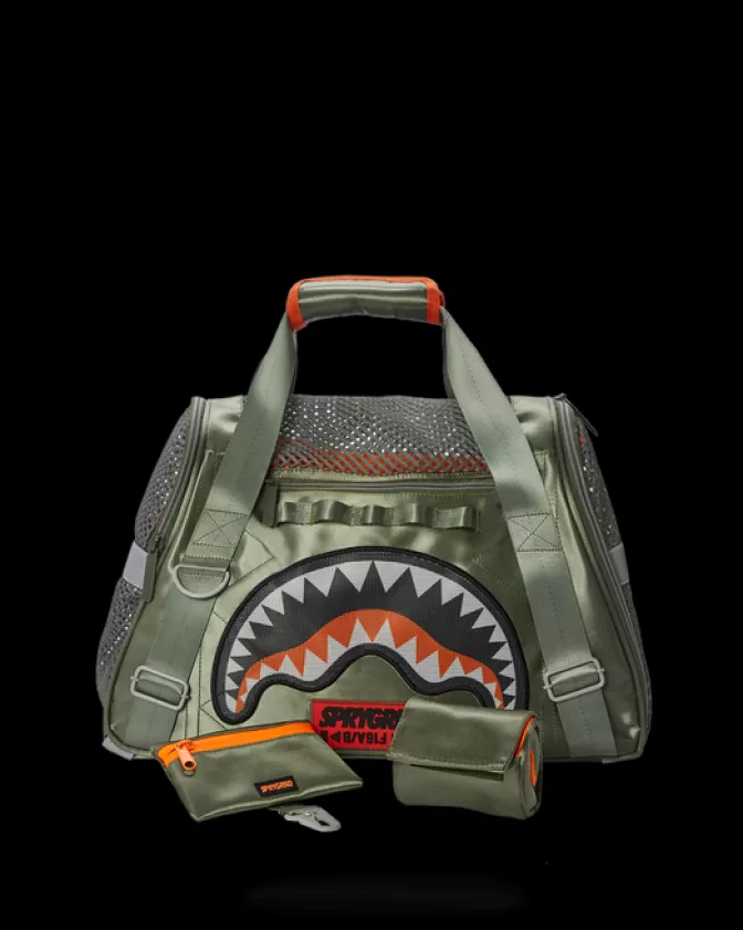 Zaino Trasportino Sprayground Operazioni Speciali Alpha - Design Stile Squalo Aggressivo per Cani, Sicuro e Funzionale