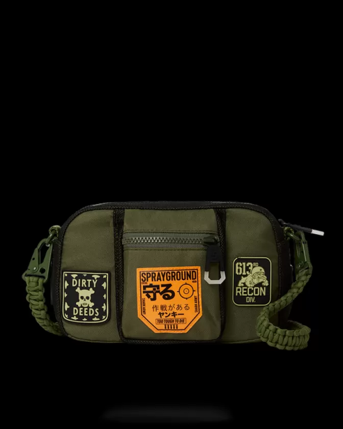 Sprayground Borsello Tattico Operativo - Design Robustezza Laterale e Massima Maneggevolezza