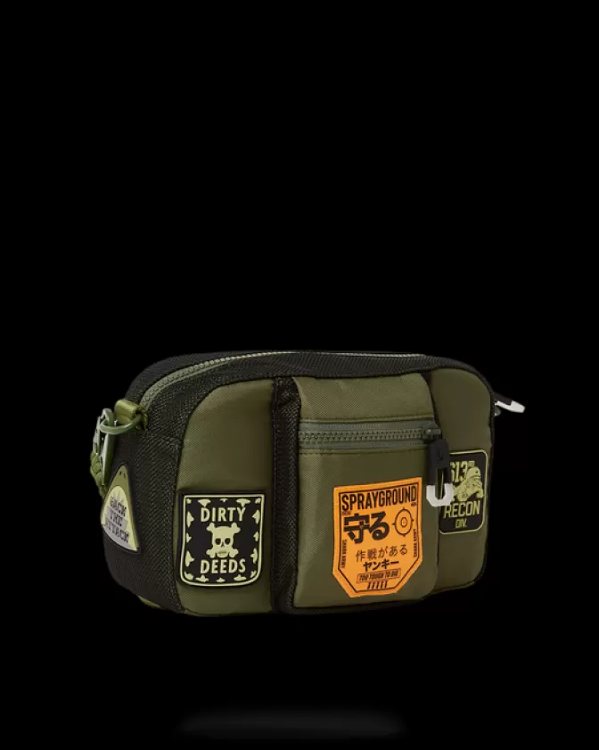 Sprayground Borsello Tattico Operativo - Design Robustezza Laterale e Massima Maneggevolezza