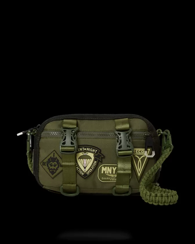 Sprayground Borsello Tattico Operativo - Design Robustezza Laterale e Massima Maneggevolezza