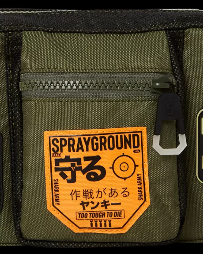 Sprayground Borsello Tattico Operativo - Design Robustezza Laterale e Massima Maneggevolezza