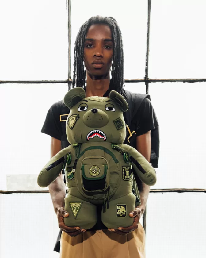 Zaini Sprayground con Orsacchiotto - Edizione Limitata Operazioni Speciali, Design Unico Full Throttle e Stile Money Bear per Appassionati di Streetwear