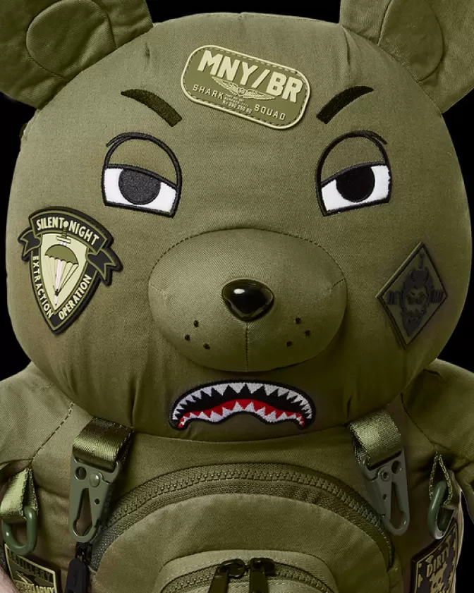 Zaini Sprayground con Orsacchiotto - Edizione Limitata Operazioni Speciali, Design Unico Full Throttle e Stile Money Bear per Appassionati di Streetwear