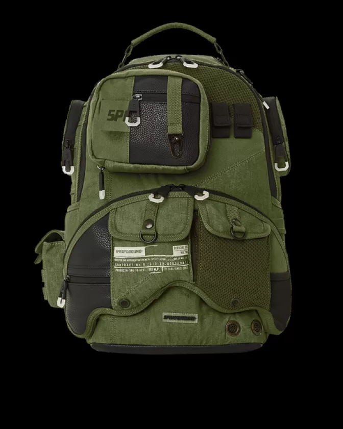 Sprayground Zaini Militari: Operazione Successo Tattico - Zaino Impermeabile con Tasche Speciali e Design Futurista (Edizione Limitata 2024)